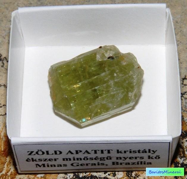 Zöld apatit kristály / cikkszám: 02287